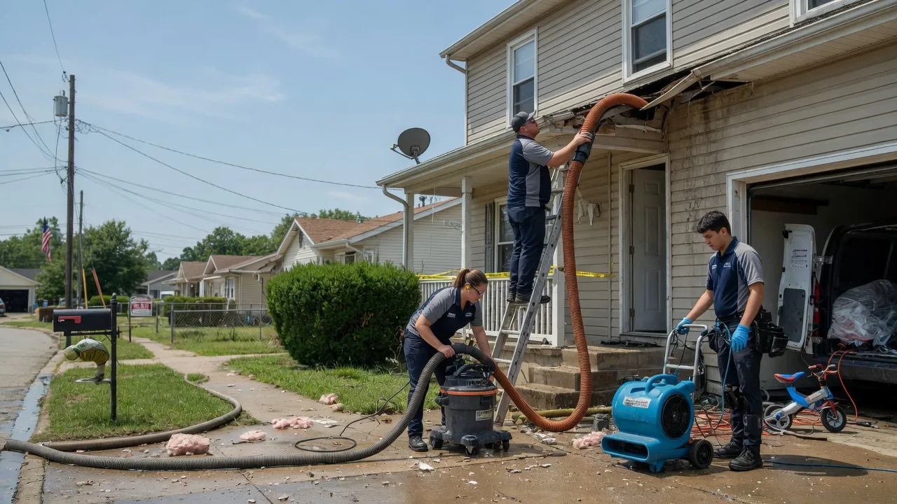 Water Damage Restoration in Hidalgo, IL near me